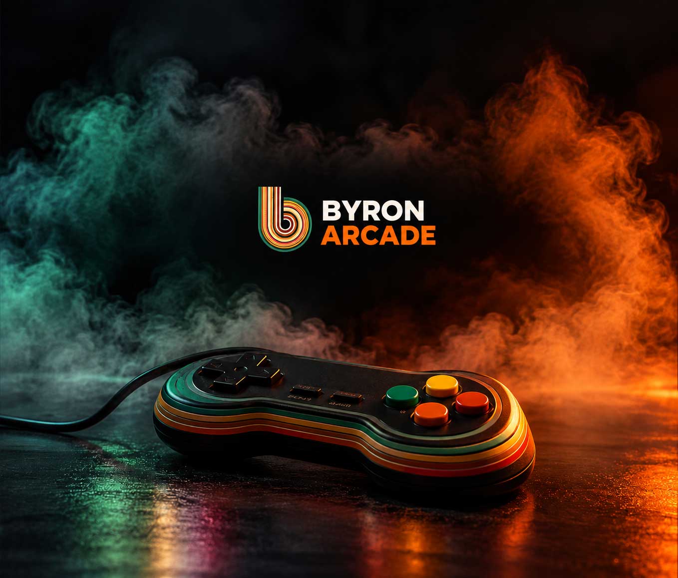 Byron Arcade promotional online arcade game machine